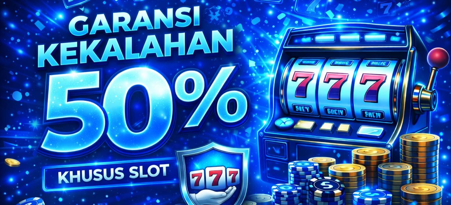 BONUS GARANSI KEKALAHAN 50%